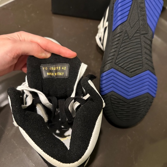 SAINT LAURENT PARIS high top sneakers - Picture 13 of 15